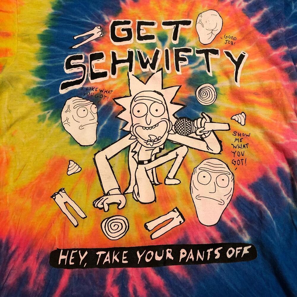 Adult Swim ‘Get Schwifty' Rick & Morty Graphic Tee - Picture 2 of 4